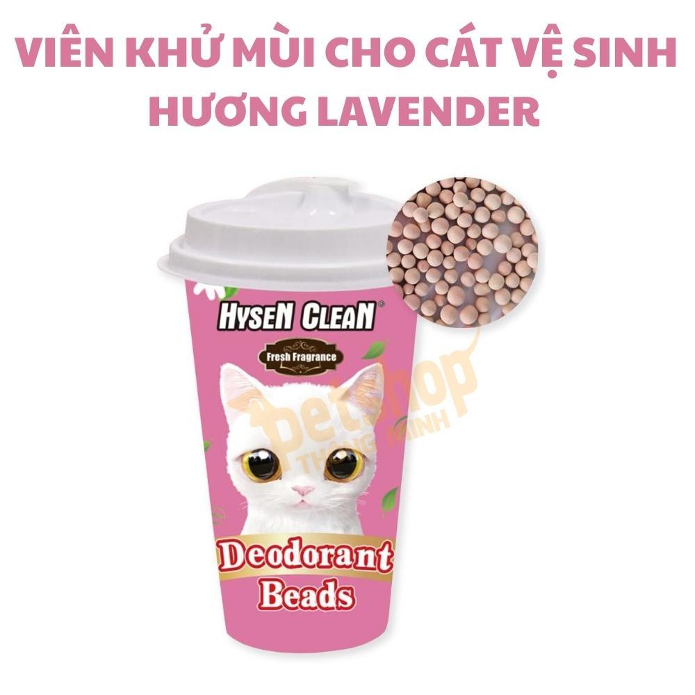 Hạt Khử Mùi Cát Vệ Sinh Cho Mèo Cao Cấp Hysen Clean Đủ Mùi 450G