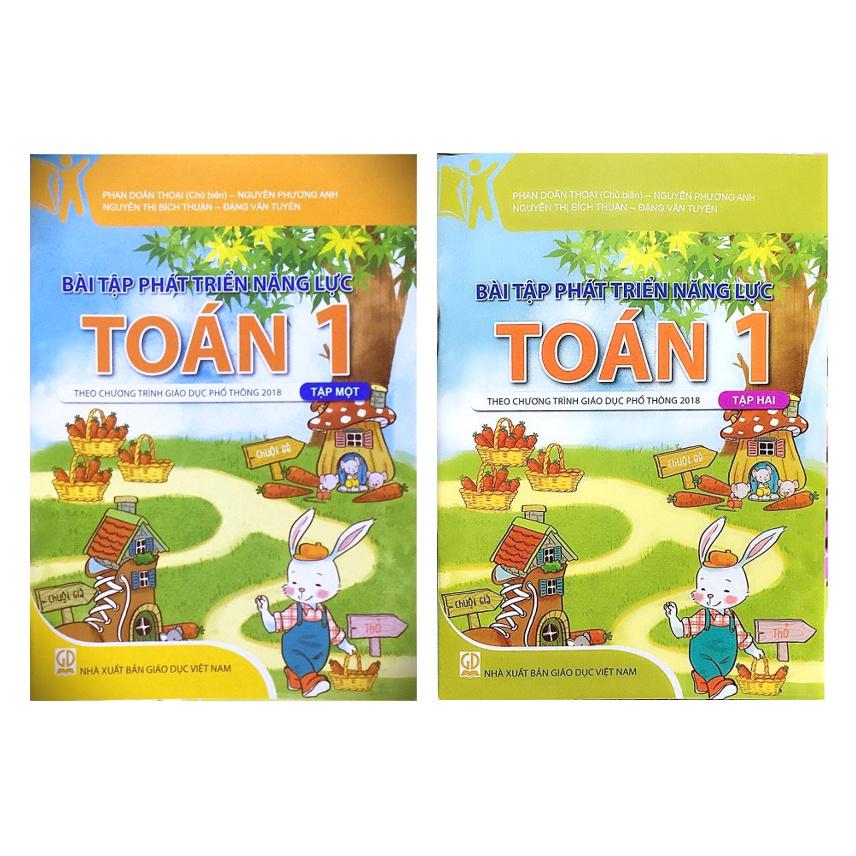 Sách - Combo Bài tập phát triển năng lực môn toán lớp 1 - Theo chương trình giáo dục phổ thông 2018