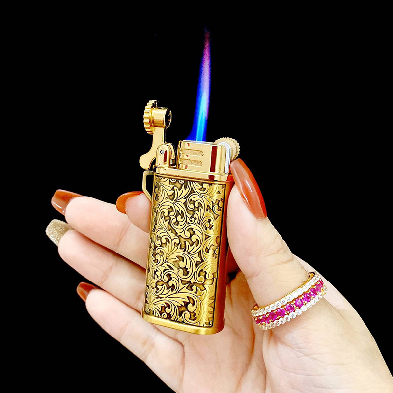 Bật Lửa Khè Rảnh Tay Chief Hình Hoa Văn – Xài Gas