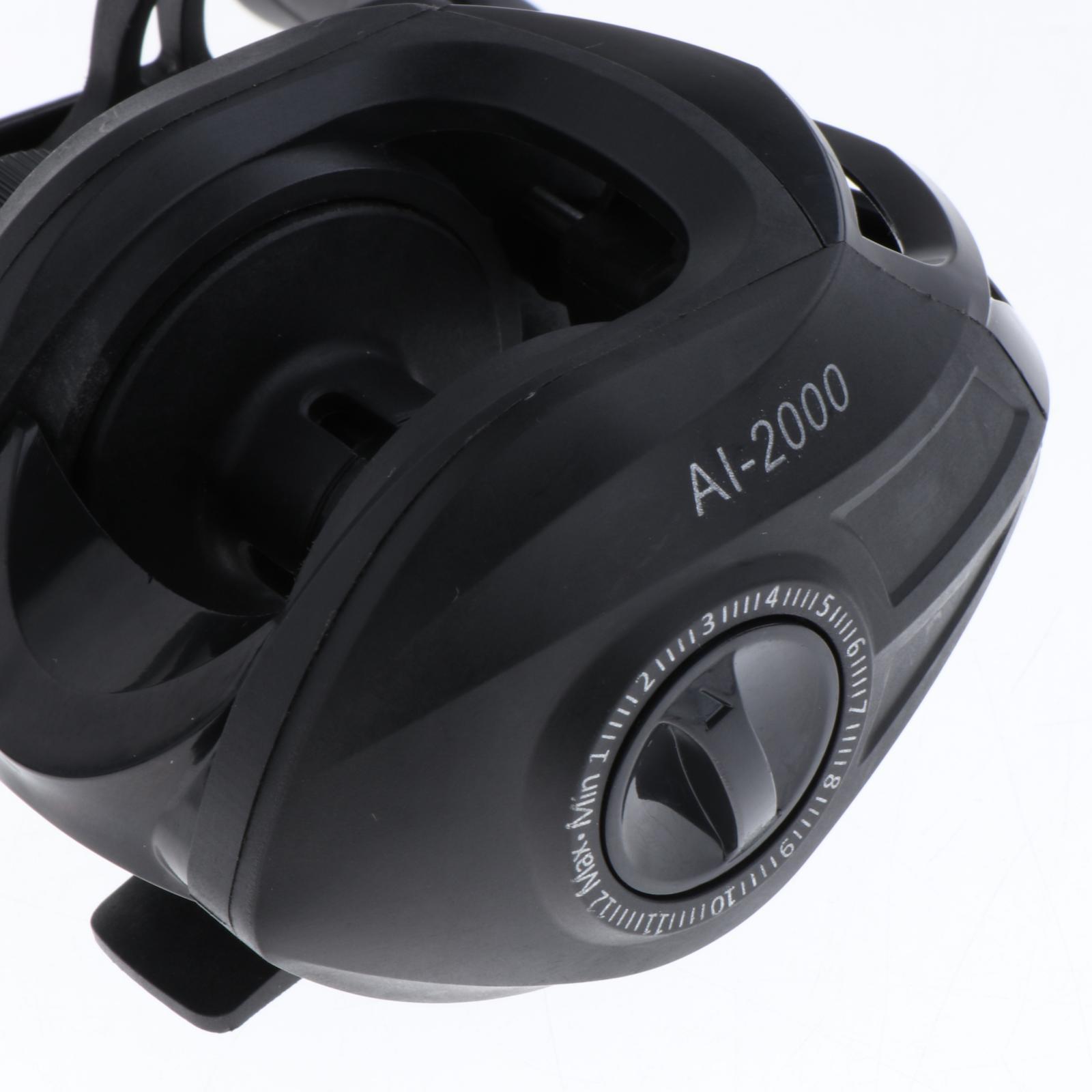 Baitcasting Speeds 7.2:1 Casting Fishing Reel 12 1BB 8KG