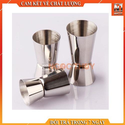 Ly đong inox 2 đầu dùng trong pha chế quán bar