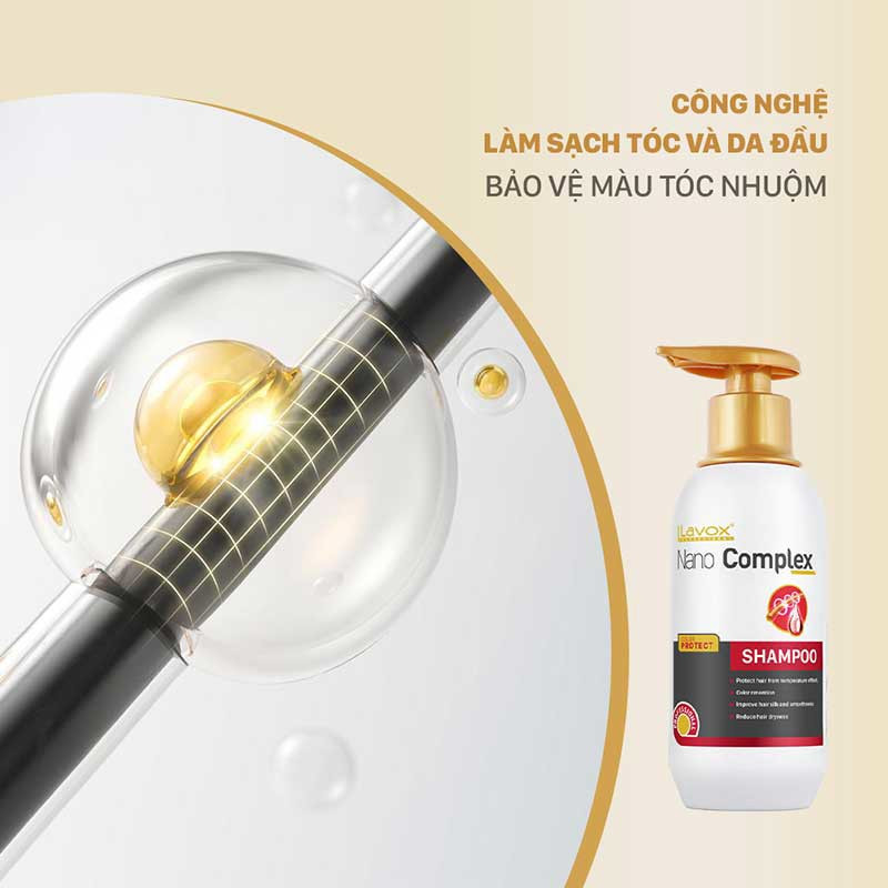 Dầu gội giữ màu Lavox Nanocomplex