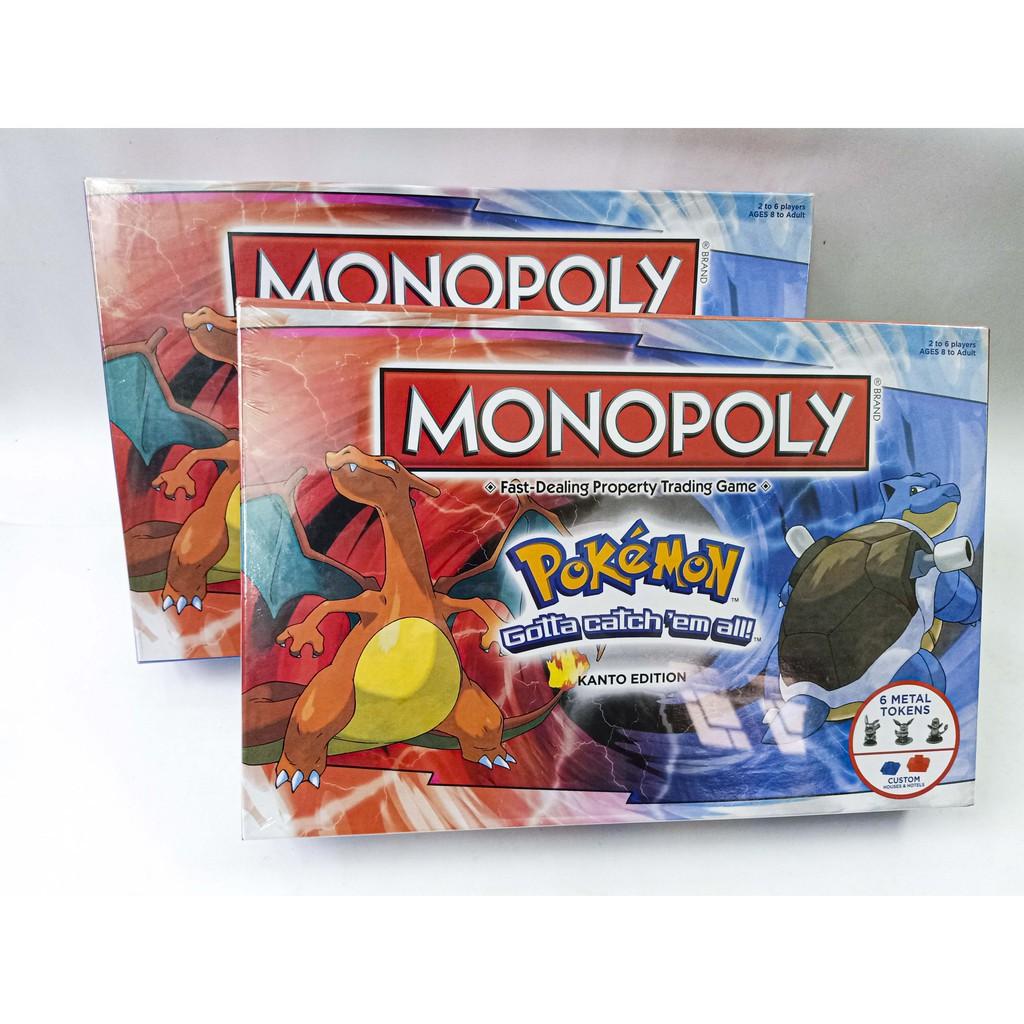 Cờ Tỷ Phú MONOPOLY POKEMON EDITION Board Game Pokemon Kanto Edition Family Boardgame Cờ tỉ phú