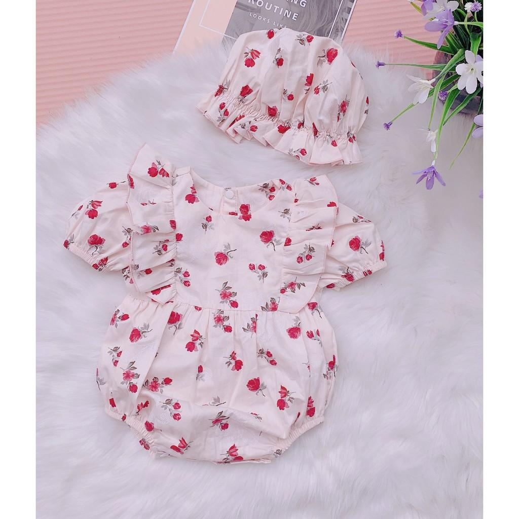 body bé gái - Bodysuit cho bé từ 5-13kg hàng thiết kế. Set body cho bé thiết kế đẹp, thoáng mát (Mẫu V33)