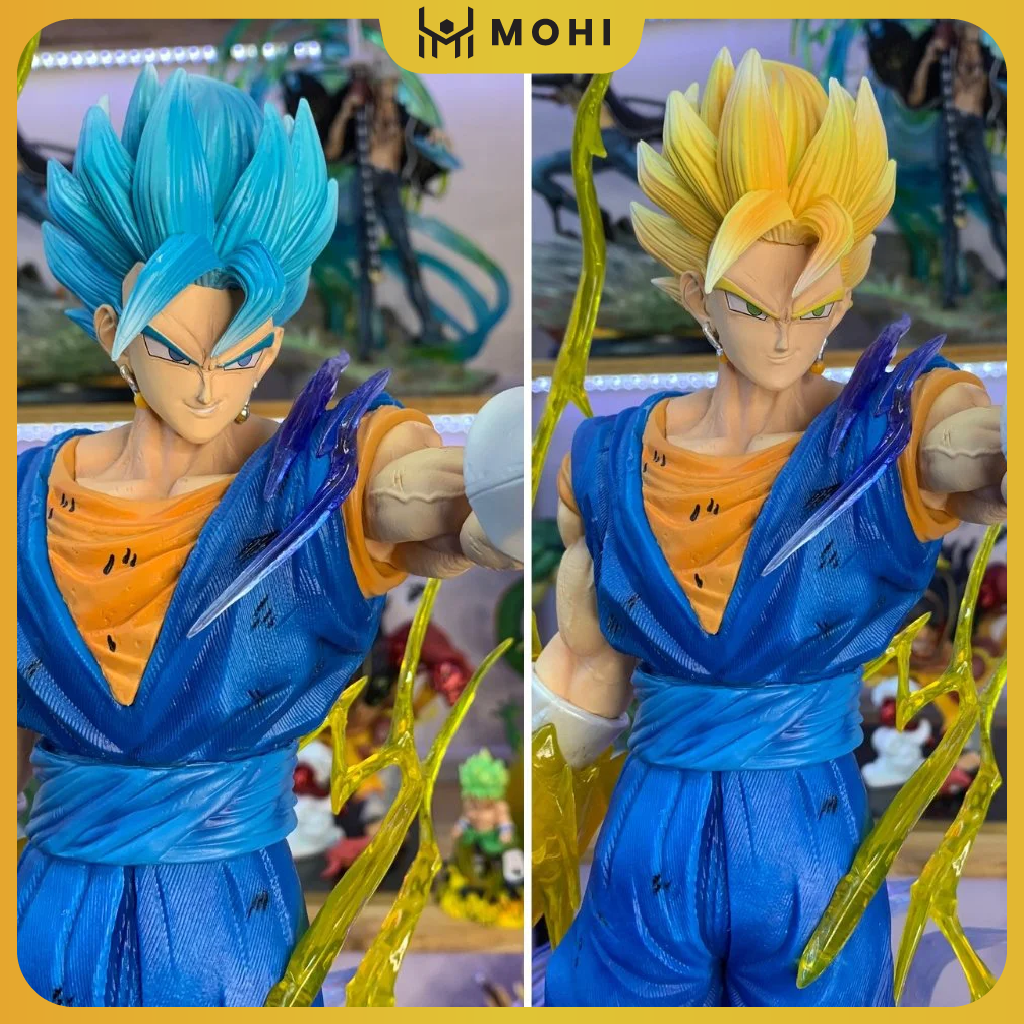 Mô Hình DragonBall Vegito siêu phẩm tặng kèm 1 bán thân cao 58cm - nặng 4kg - Figure DragonBall - Có Hộp màu