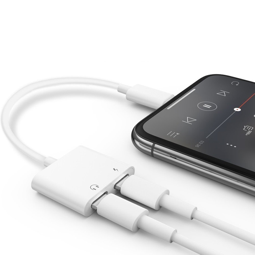 Bộ Chuyển Đổi Cáp Điện Thoại Thông Minh 2 Trong 1 Cho Điện Thoại IOS 7