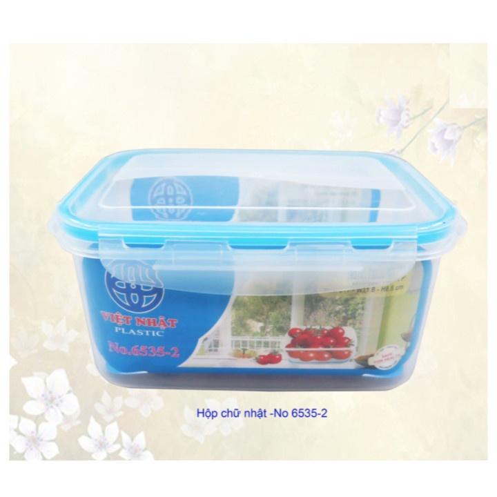 Hộp thực phẩm - hộp lạnh 4 khóa nhựa đựng thức ăn
