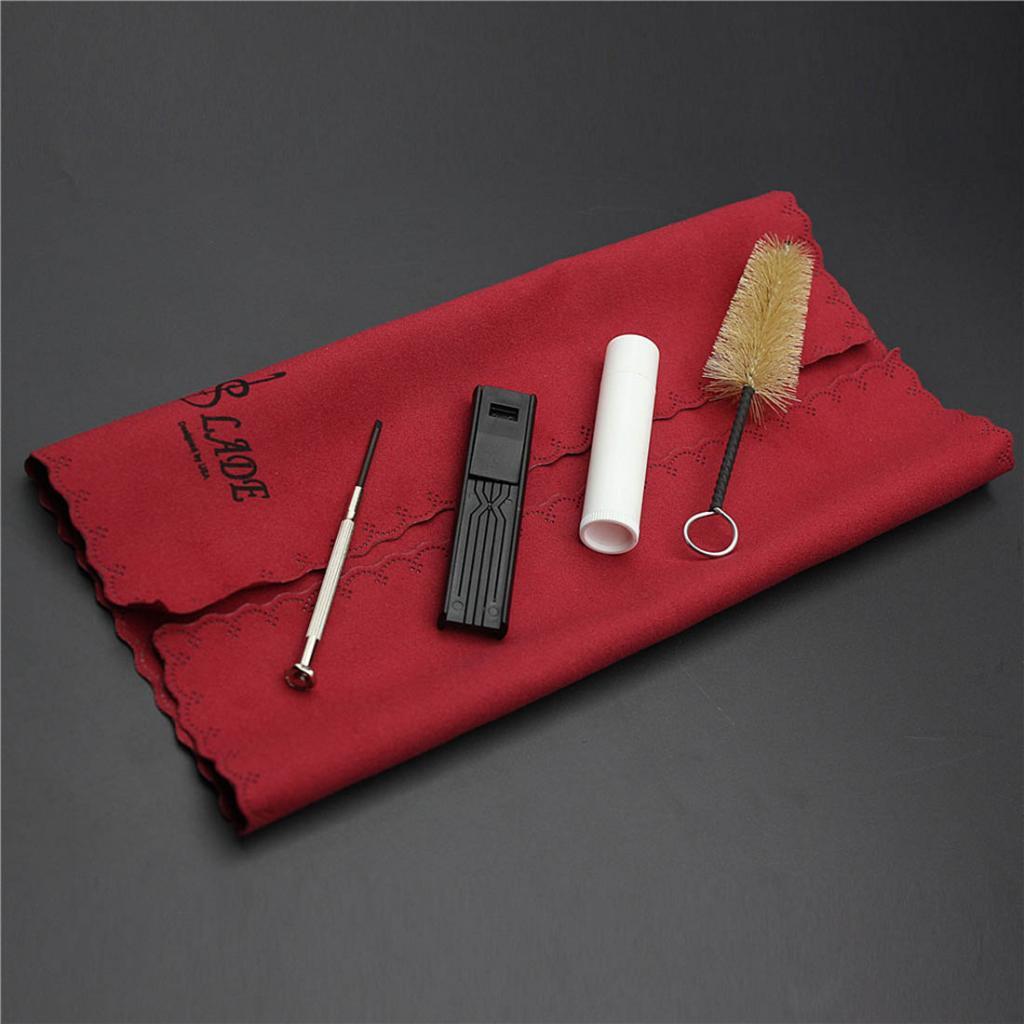5-in-1 Cleaning Kit for Flute Clarinet Saxophone Woodwind Instruments