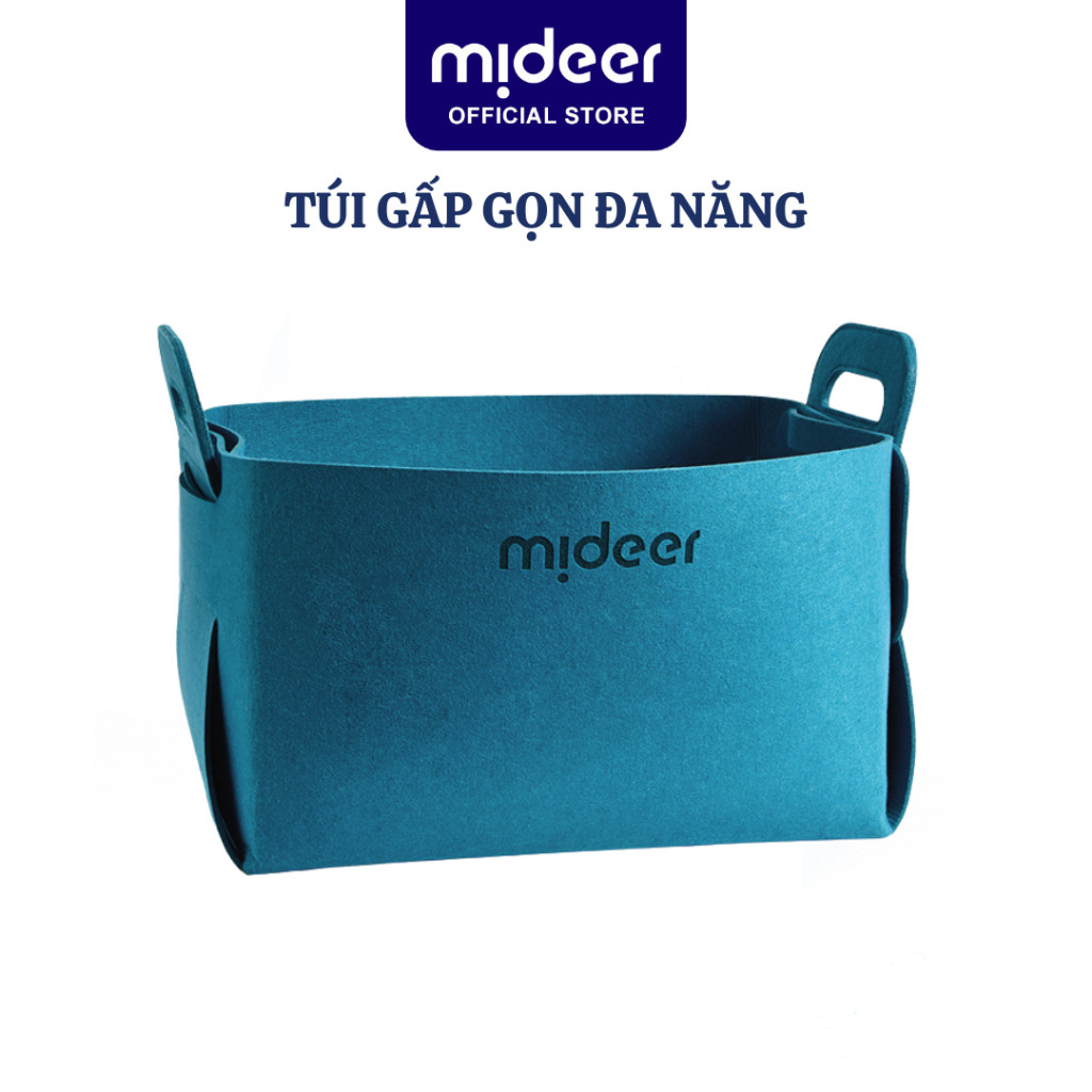 Túi gấp gọn đa năng Mideer đựng quần áo , đồ chơi Toy Storage Bag – Màu Blue
