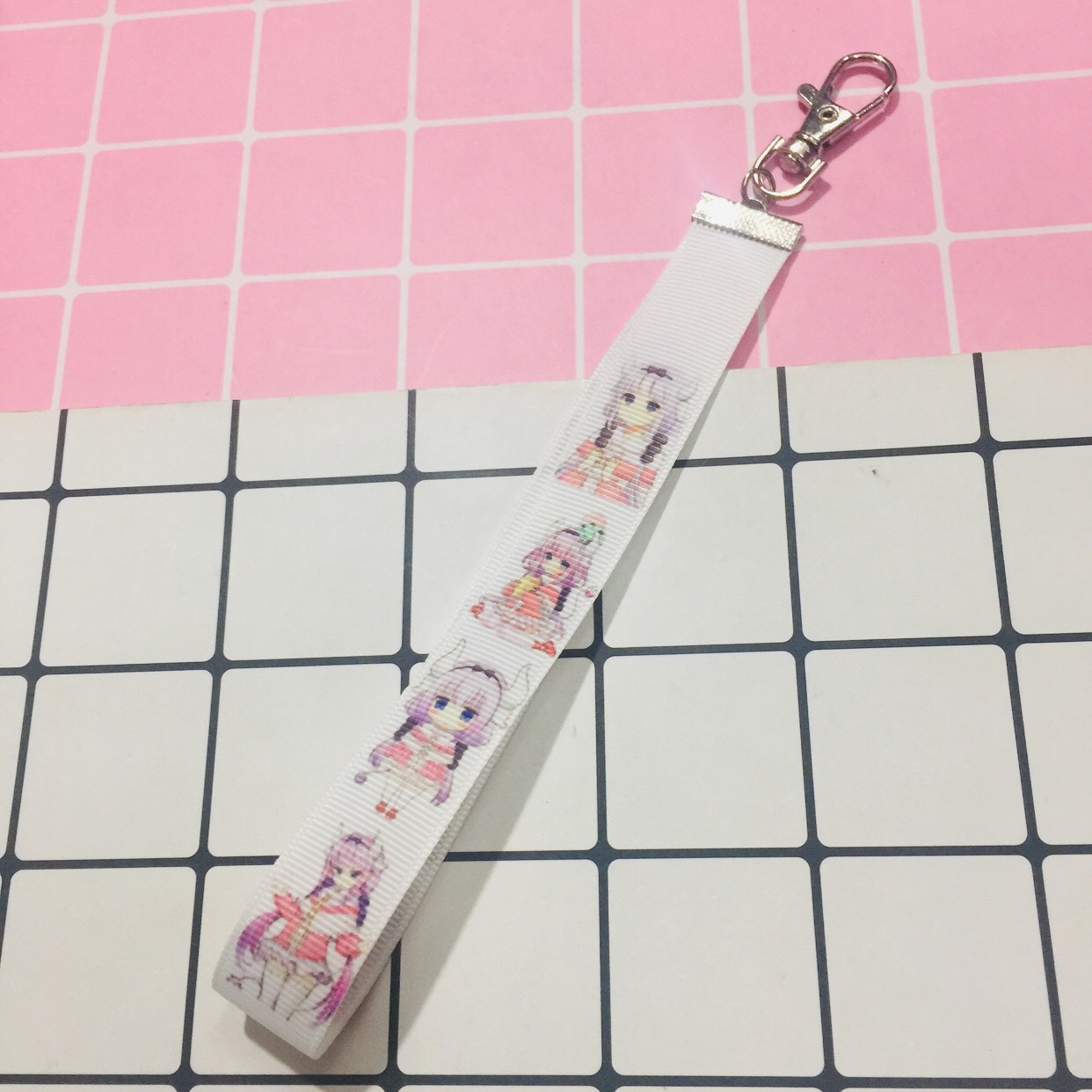 Móc khoá nametag strap Maid Dragon
