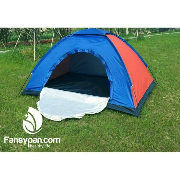 Lều phượt cắm trại vải dù rằn ri , lều du lịch picnic gia đình , chống muỗi , chống nước cho 2-3 người,3-4 người