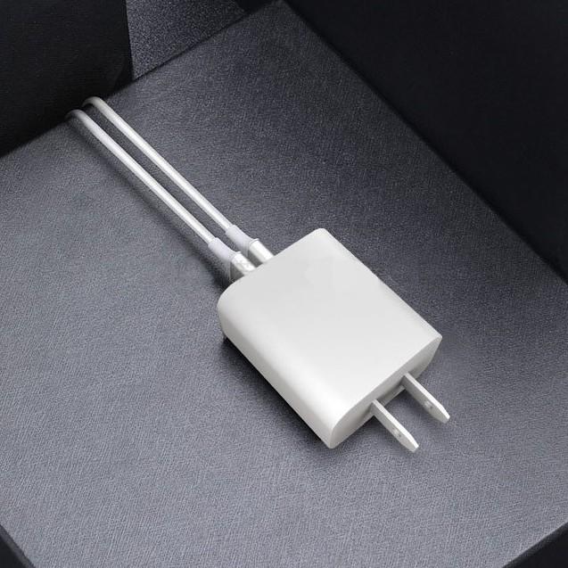 Cốc Củ Sạc Nhanh đa năng 2 cổng USB và Type-C Quick charge 3.0 cho smartphone Tablet. 1 ĐỔI 1 TRONG 7 NGÀY, BẢO HÀNH 6T