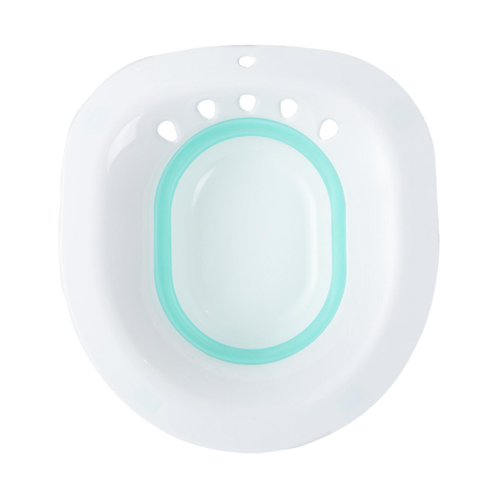 Hip Soaking Bath Tub High-Spa Sitz Bath for Hemorrhoids Avoid Squating Pink