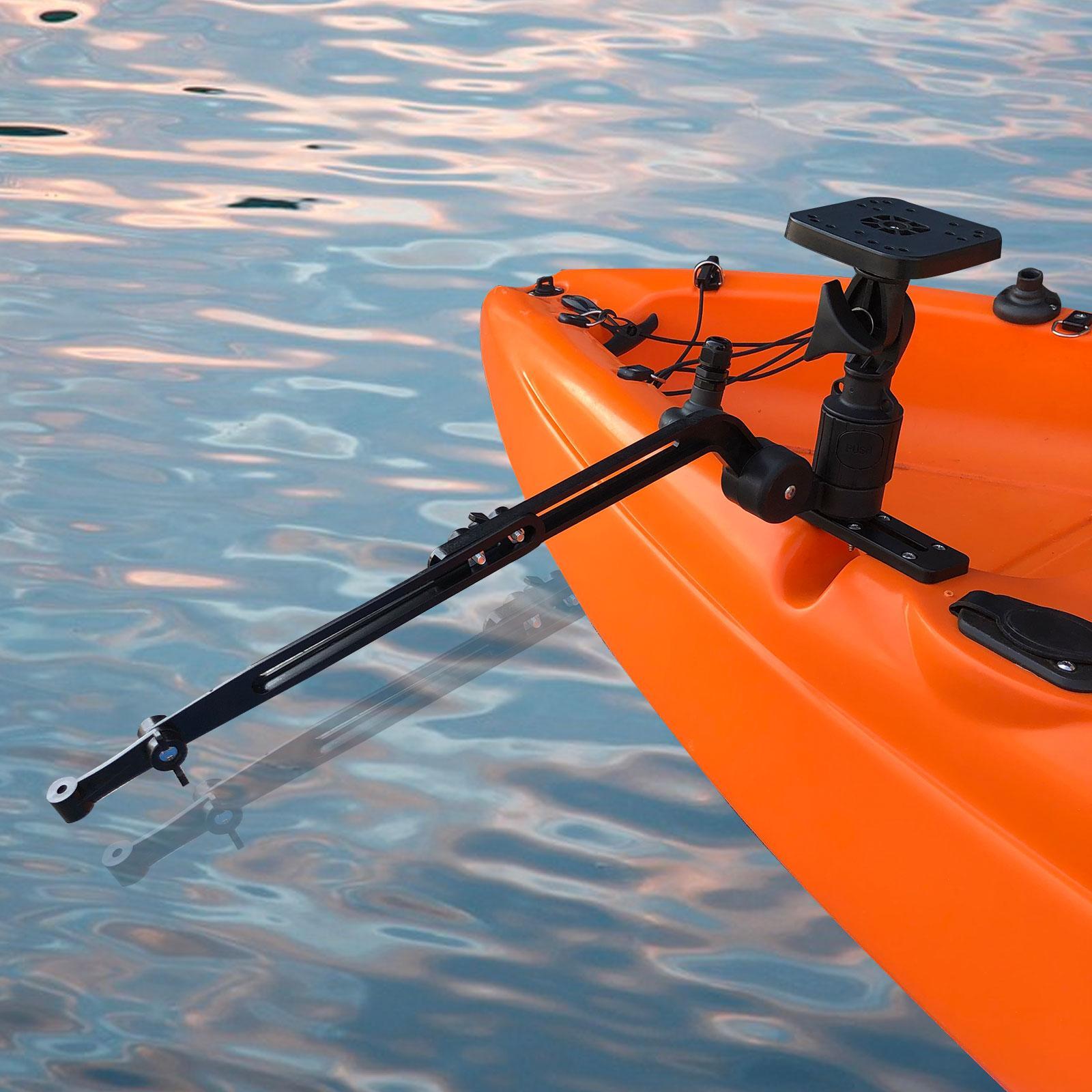 Fish  Mount Fish  Holder Transducer Mounting Arm Universal Electronic Fishfinder Mount Support for Kayak Boat Easy Install