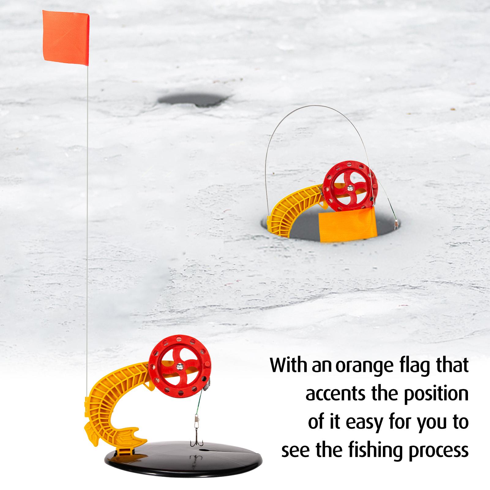 Cần đánh cá tự động trên băng mùa đông có cần cảnh báo cá cắn câu