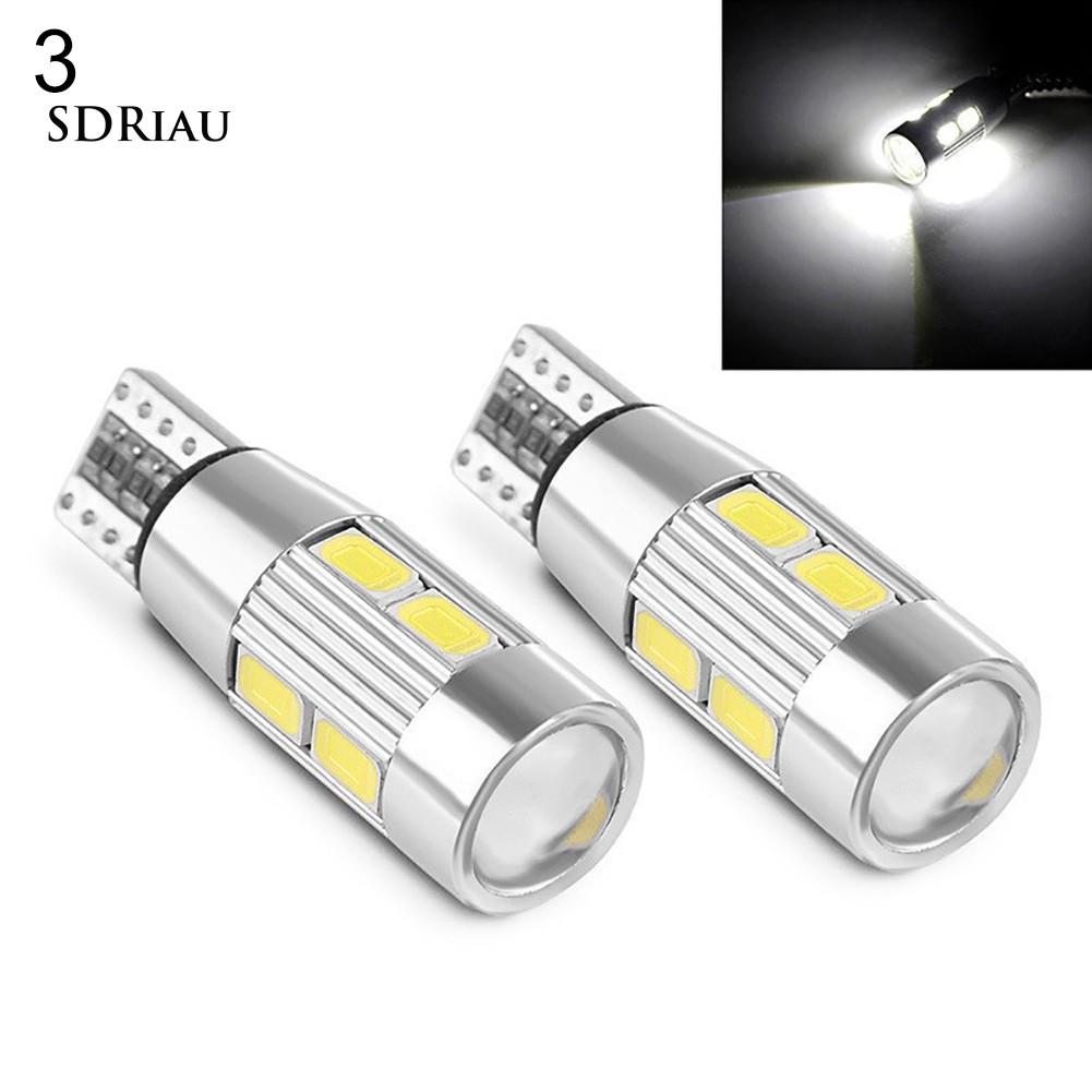 Bộ 2 đèn pha chiếu sáng T10 12V 5630 SMD dành cho xe hơi
