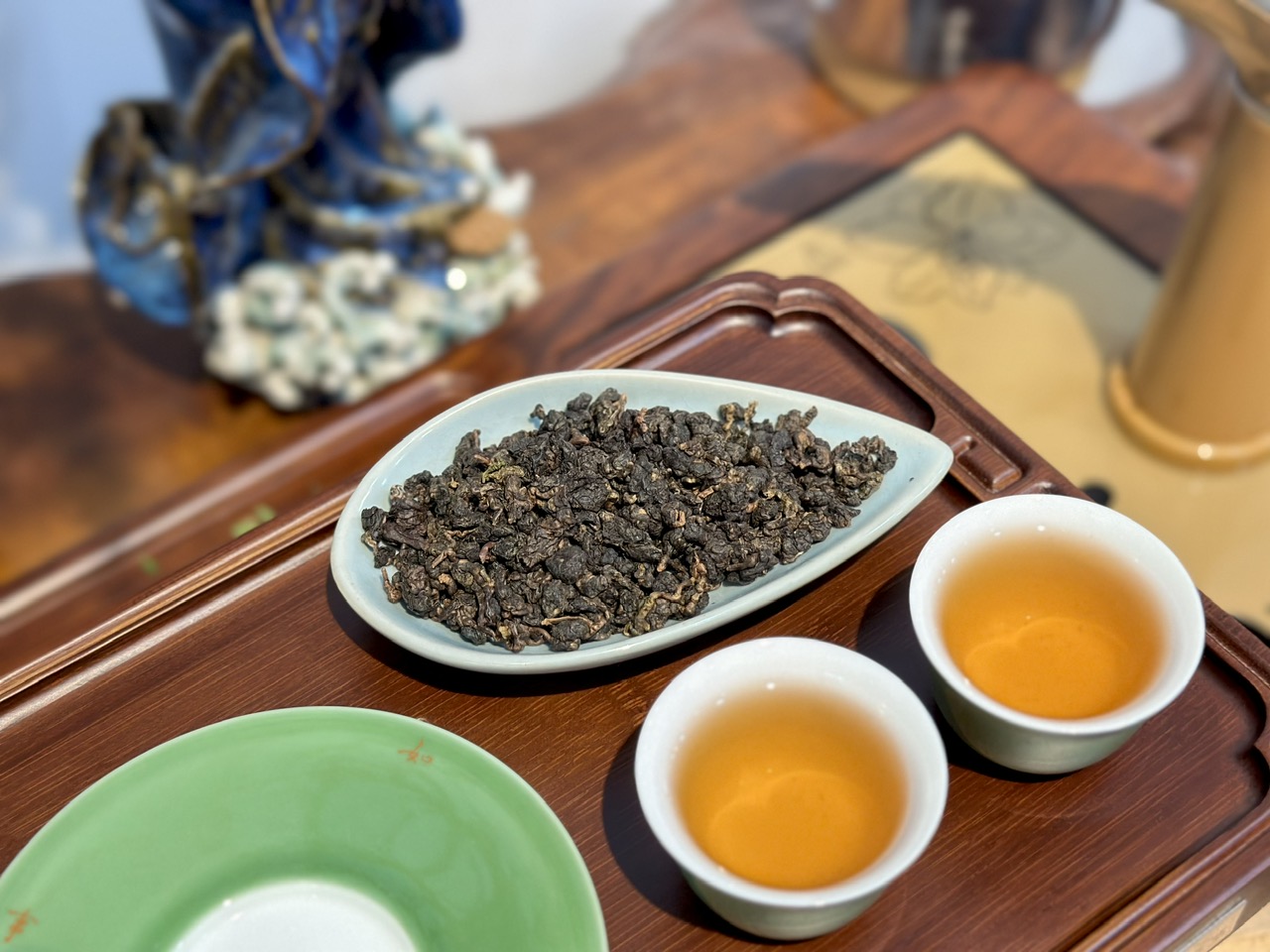 HẮC TRÀ OOLONG - HƯƠNG VỊ KHÓI ĐẶC TRƯNG - VỊ NGỌT - UỐNG NGON - 100G