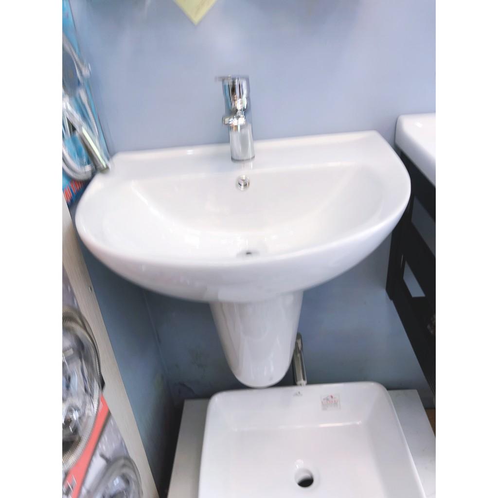 Lavabo treo tường công nghệ tráng men nano cao cấp