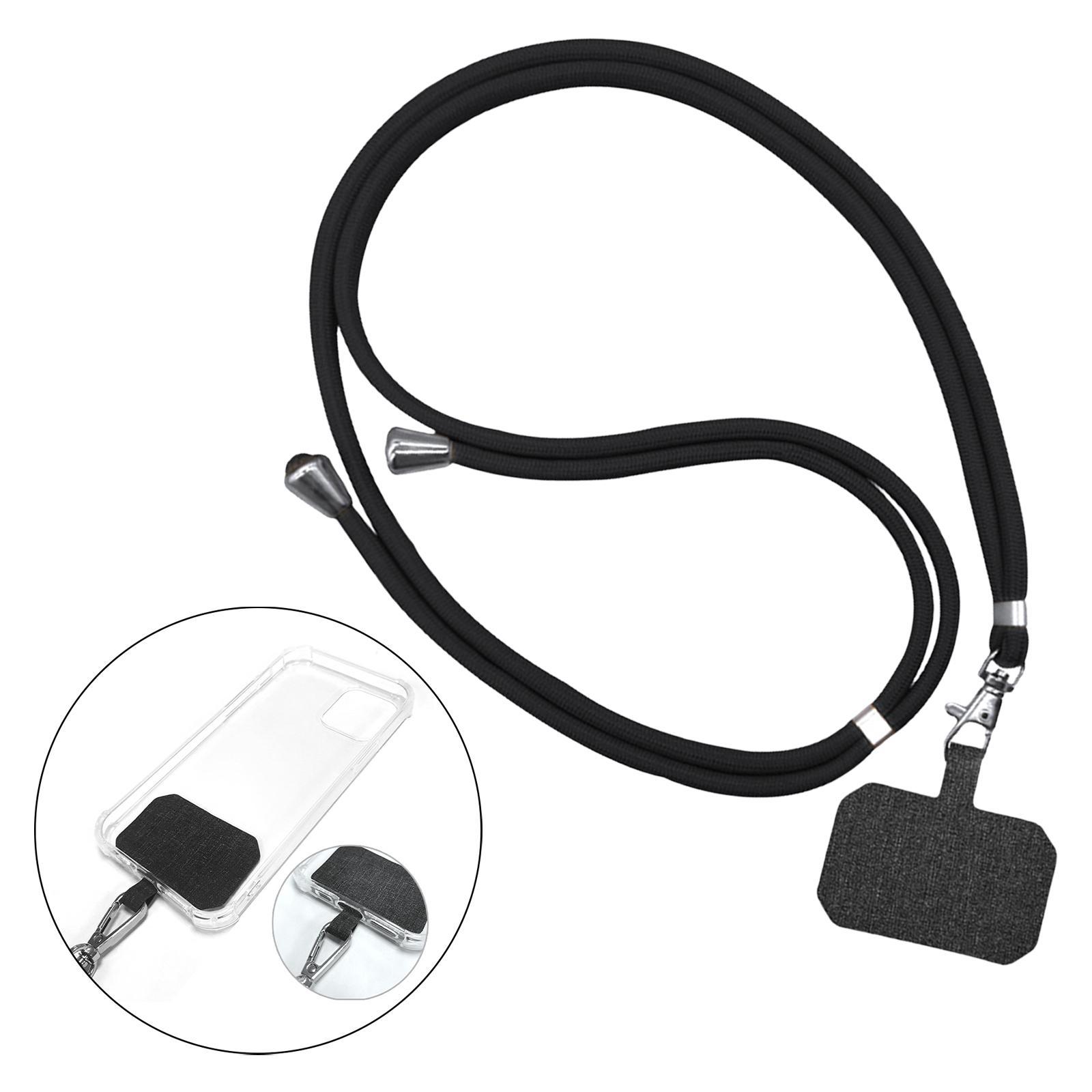Universal Phone Lanyard Smartphone Adjustable Multifuctional Nylon Patch Neck Strap