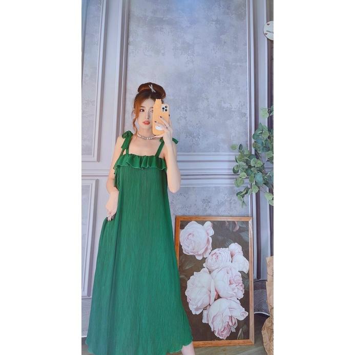 ĐẦM MAXI DÀI SUÔNG QUA GỐI SANG CHẢNH THỜI TRANG THIẾT KẾ HÀN QUỐC SIÊU XINH CHO CÁC CHỊ EM