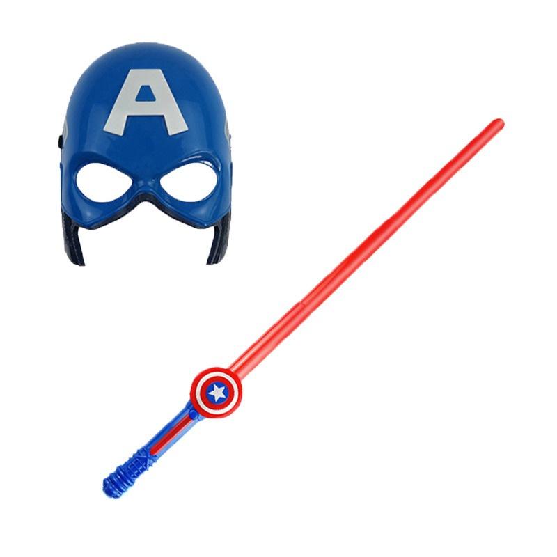 Mặt nạ laser và kiếm kính thiên văn của đội trưởng mỹ Captain America Cho Hóa Trang Cosplay