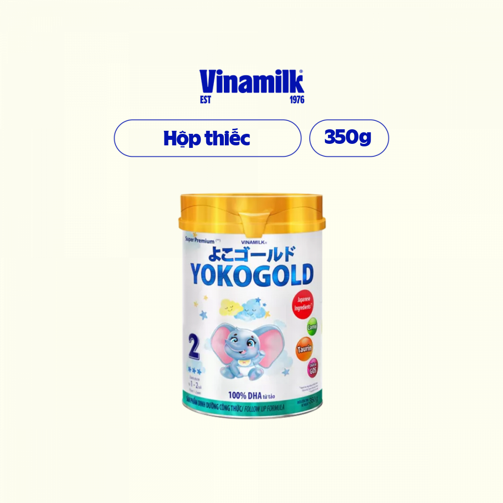 Sữa bột Vinamilk YokoGold 2 - Hộp thiếc 350g