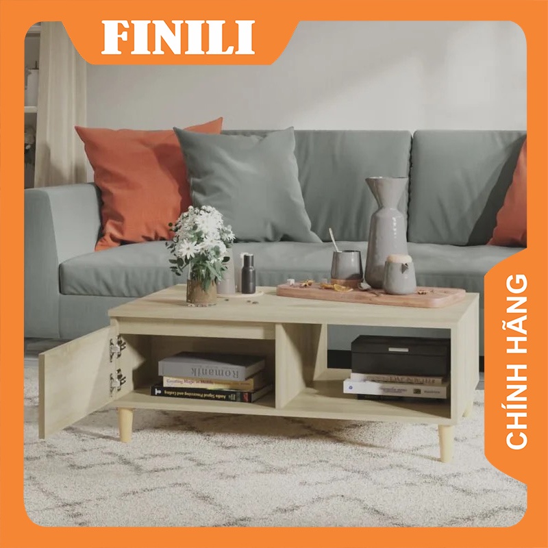 Bàn trà, bàn sofa phòng khách bắc âu màu xám thiết kế hiện đại sang trọngTFH52