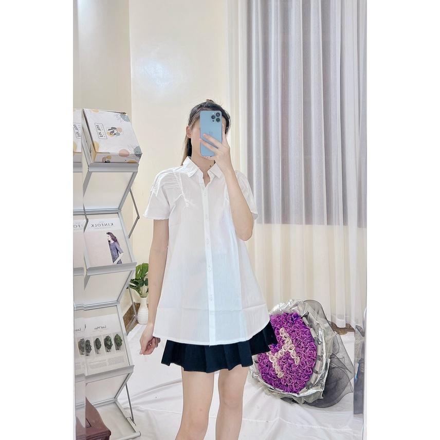 áo bầu giá rẻ chất mềm mát cho mẹ bầu đi làm,đi chơi