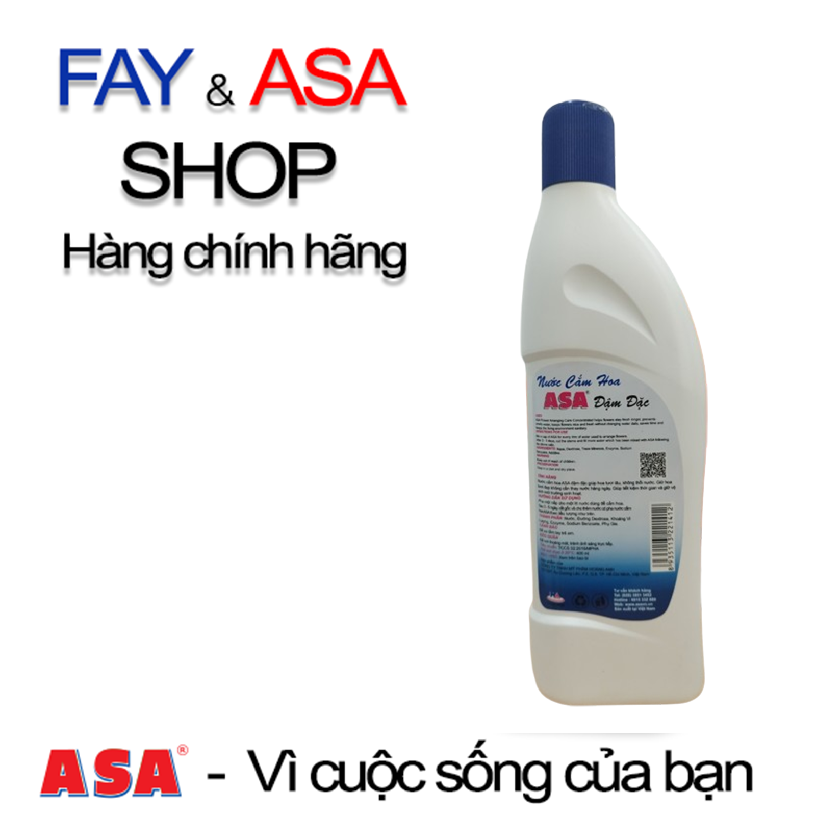 Nước Cắm Hoa ASA Đậm Đặc 400ml