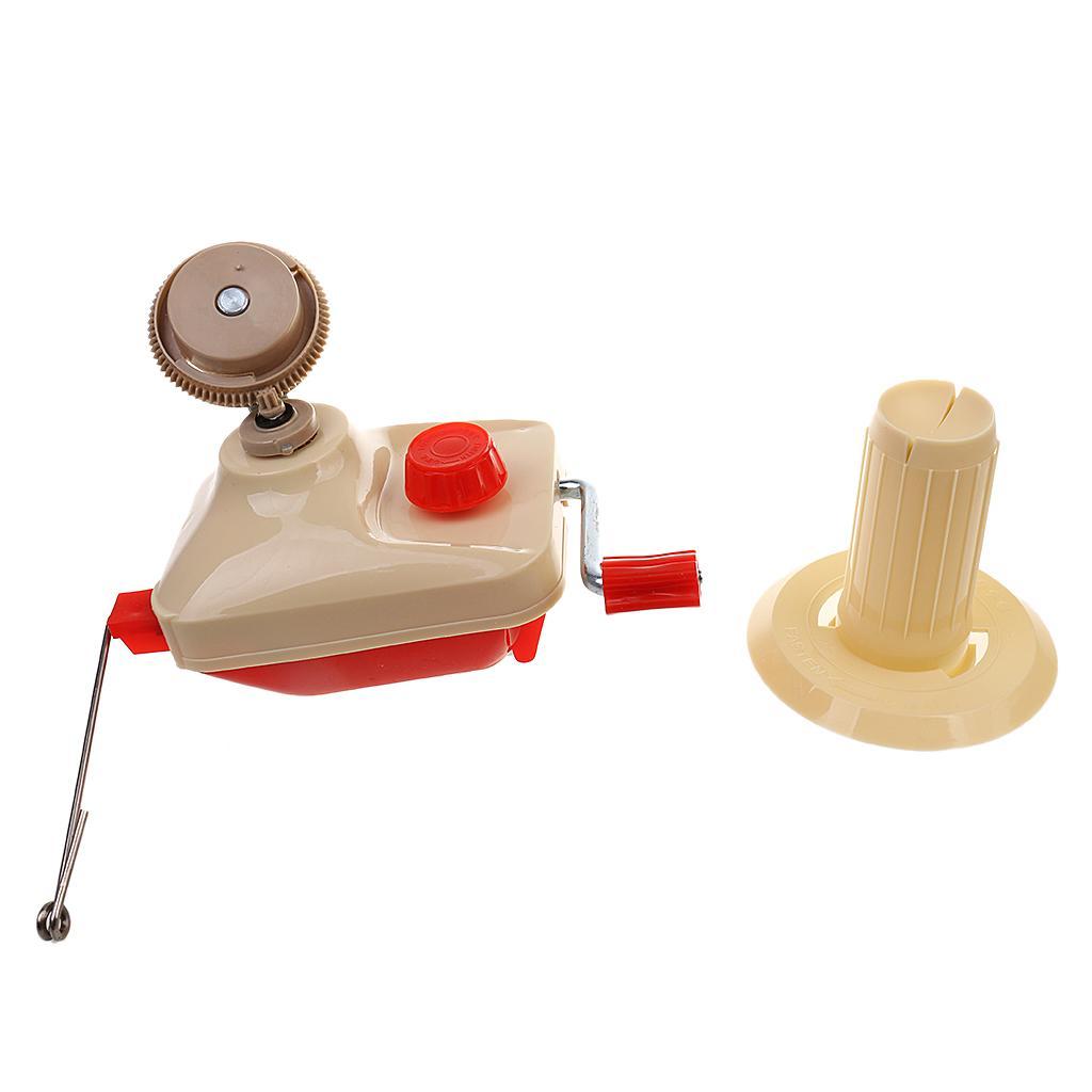 2 Pieces/Set Umbrella Swift Yarn Winder Hand Operated Ball Winder Bobbin Winder Holder Knitting Tool