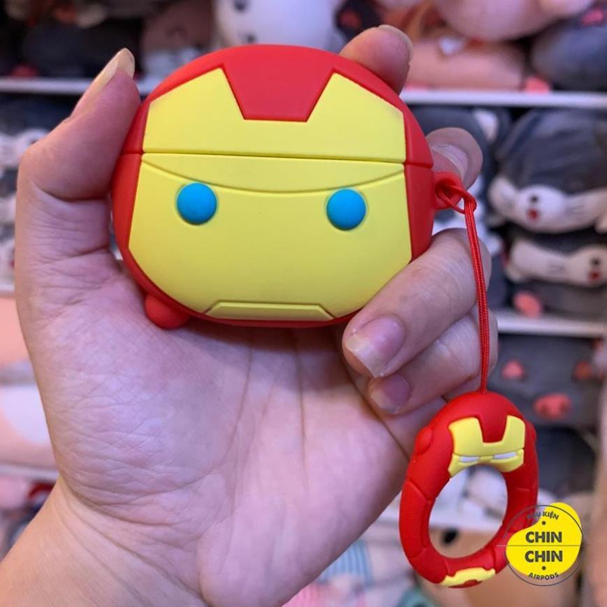 Case Vỏ Bọc Ốp Bảo Vệ Dành Cho Airpods Pro Siêu Anh Hùng Marvel Chất Liệu Silicon Dẻo