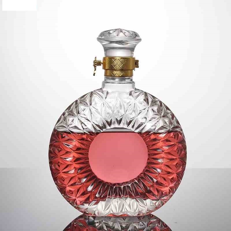 Chai Thủy Tinh đựng rượu loại XO 500ML - Chai rượu 500ml, bình thủy tinh 500ml trong suốt