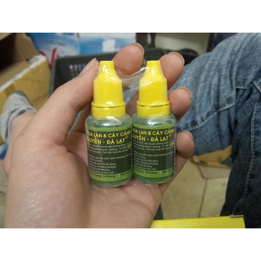 Combo 2 lọ Chế phẩm sinh học kích mầm Hùng Nguyễn cho hoa lan cây cảnh -1 chai 20ml