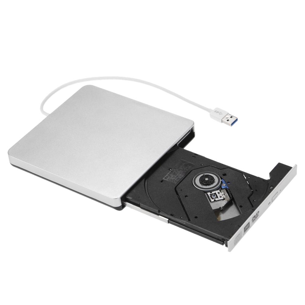 USB 3.0 Portable External CD-RW DVD-RW Drive Writer Rewriter Burner Replacement for iMac/MacBook/MacBook Air/Pro Laptop