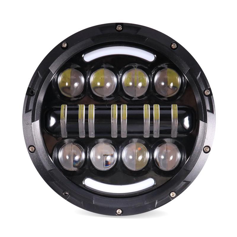 Đèn Pha Led 7 Inch Cho Xe Harley Honda Yamaha Suzuki