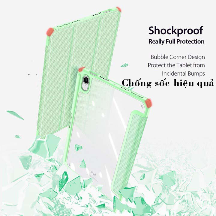 Bao da Chính Hãng DUX DUCIS TOBY cho IPad Mini 6 cao cấp có mặt lưng trong không ố màu, chống sốc ,có khay đựng bút - Hàng chính hãng