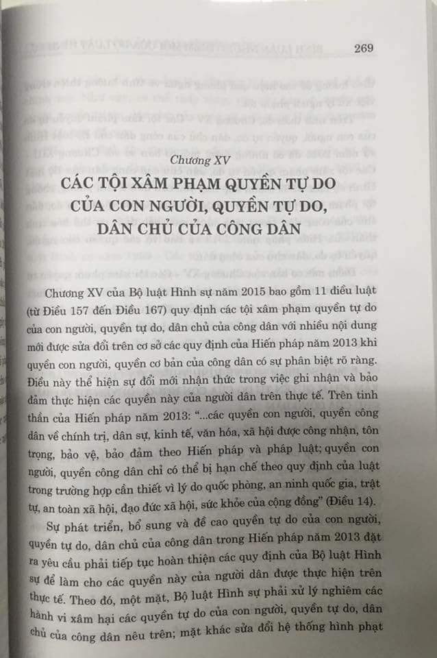 Bình Luận Những Điểm Mới Của Bộ Luật Hình Sự