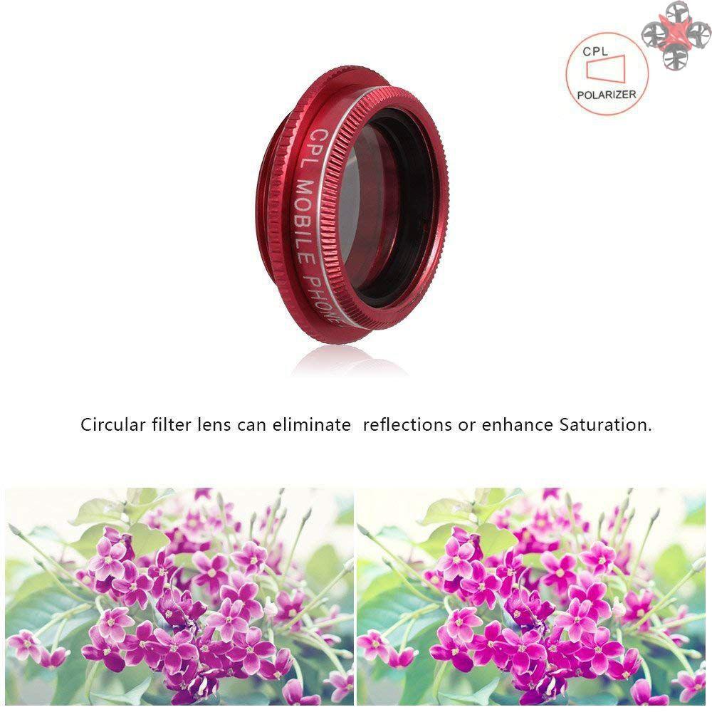 Bộ Ống Kính 5 Trong 1 0.67x Wide-Angle + Macro 180 Fisheye + 2 Ống Kính Cho Điện Thoại Iphone