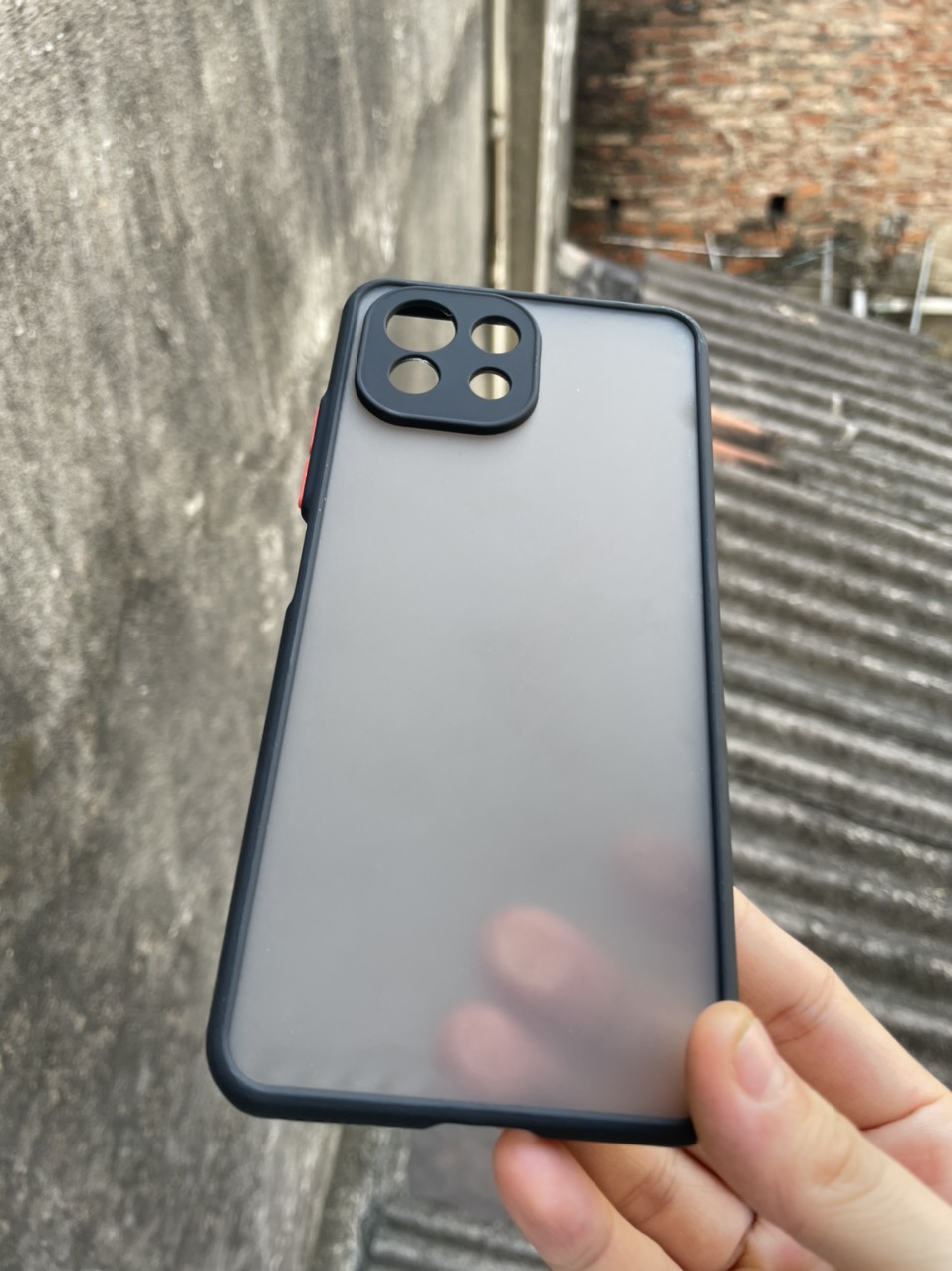 Ốp lưng nhám mờ cho Xiaomi Mi 11 lite chống sốc, bảo vệ Camera