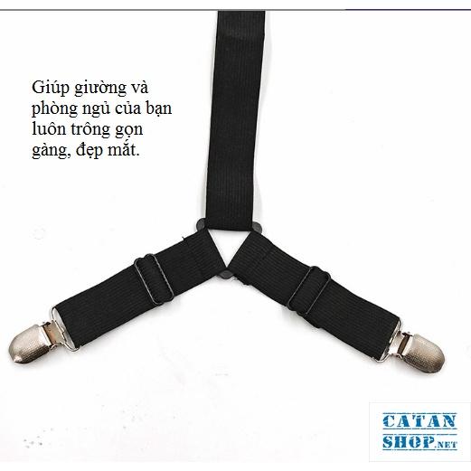 Kẹp cố định ga giường 6 chấu, Bộ kẹp drap nệm giường giúp giữ phẳng và chống trượt tiện dụng-GD553-BQuai