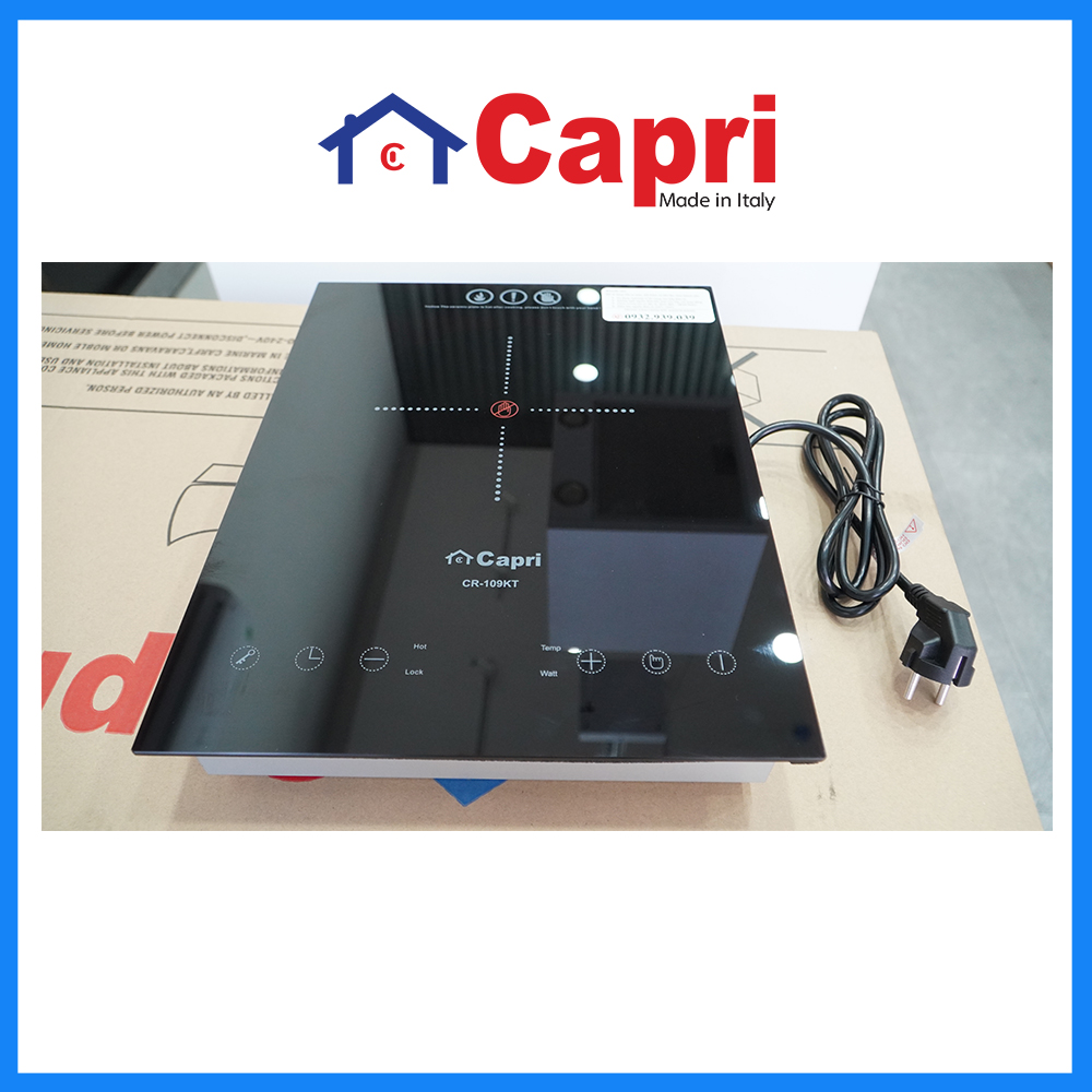 Bếp hồng ngoại đơn Capri CR-109KT | Hàng chính hãng | Nhỏ gọn, Tiện lợi, Tiết kiệm điện