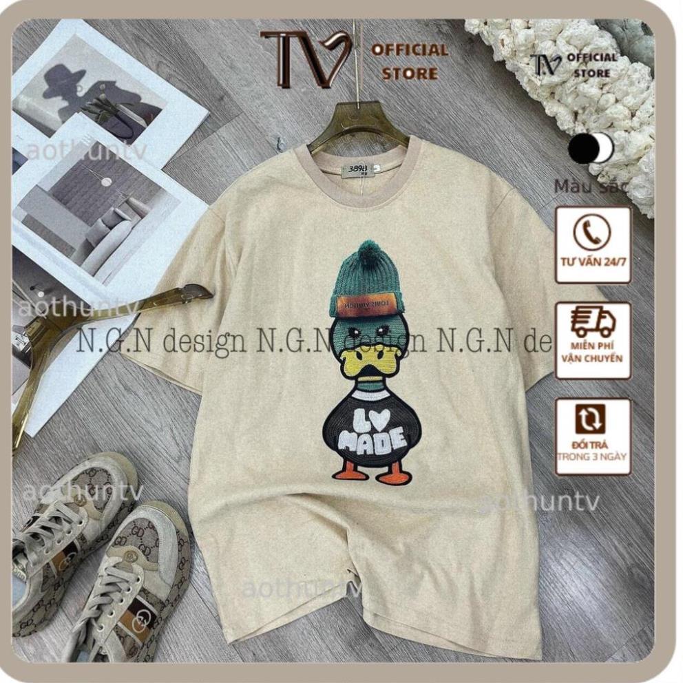 Áo Phông Nữ ATV Áo thun unisex Be Yourself size M L XL - Vịt Len Cotton Mát Form Rộng Unisex