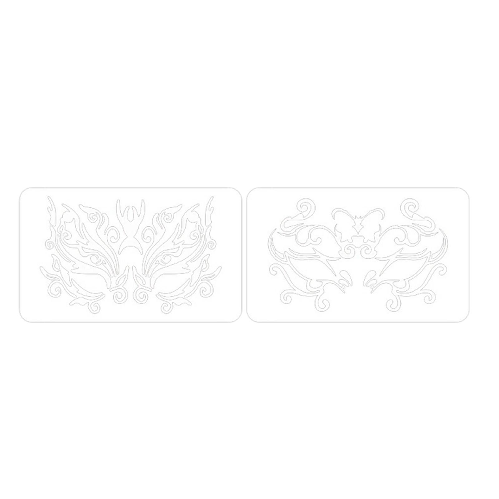 Face Paint Stencils for Kids Reusable Durable for Halloween Holidays Cosplay