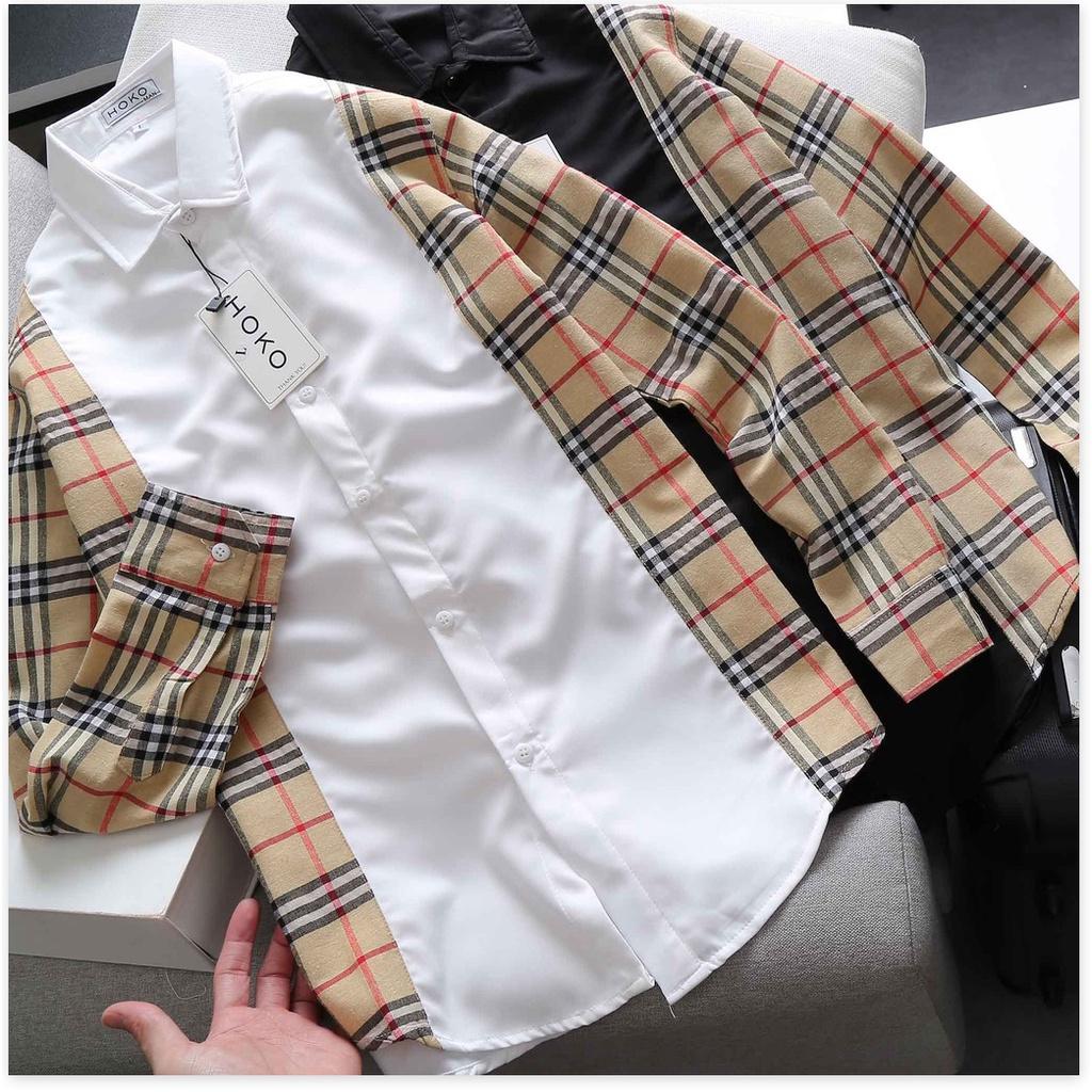 Áo sơ mi 3D TAY DÀI nam caro cực chất bao đẹp dành cho anh em THỜI TRANG KME FASHION