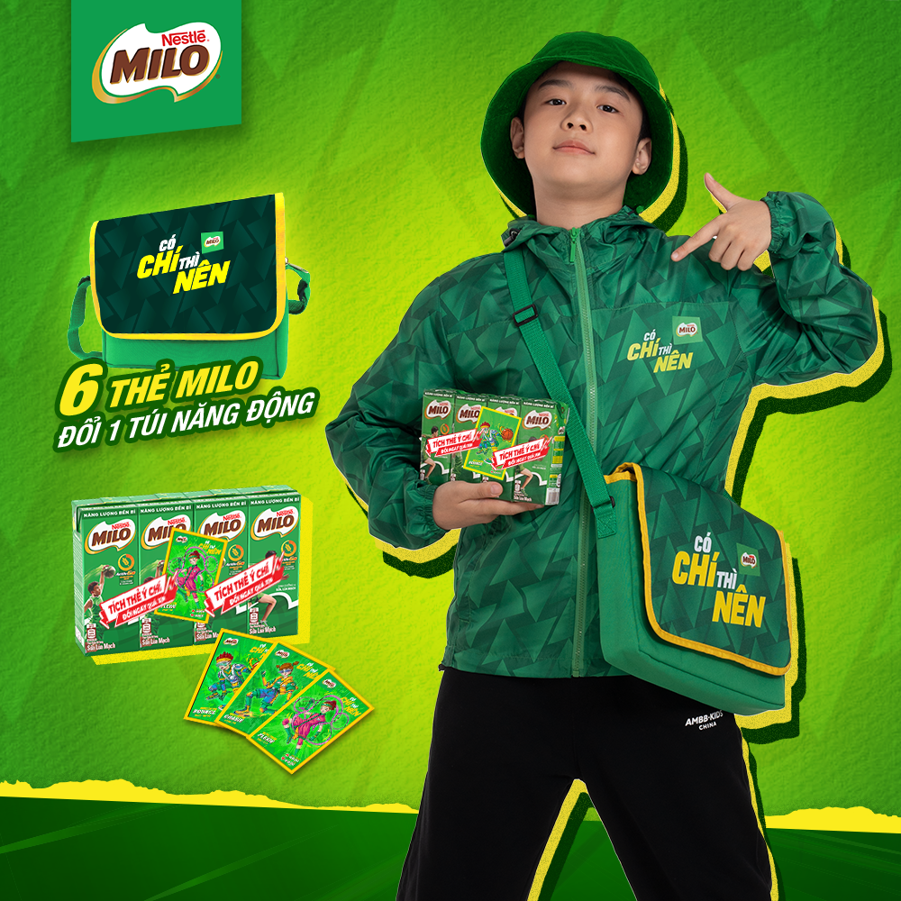 Thùng 48 Hộp Sữa Nestlé MILO Nước (180ml / Hộp)