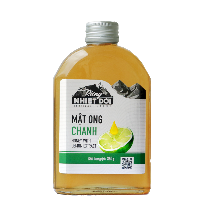 Mật ong Chanh - Rừng Nhiệt Đới 360g - tiện lợi, tăng đề kháng