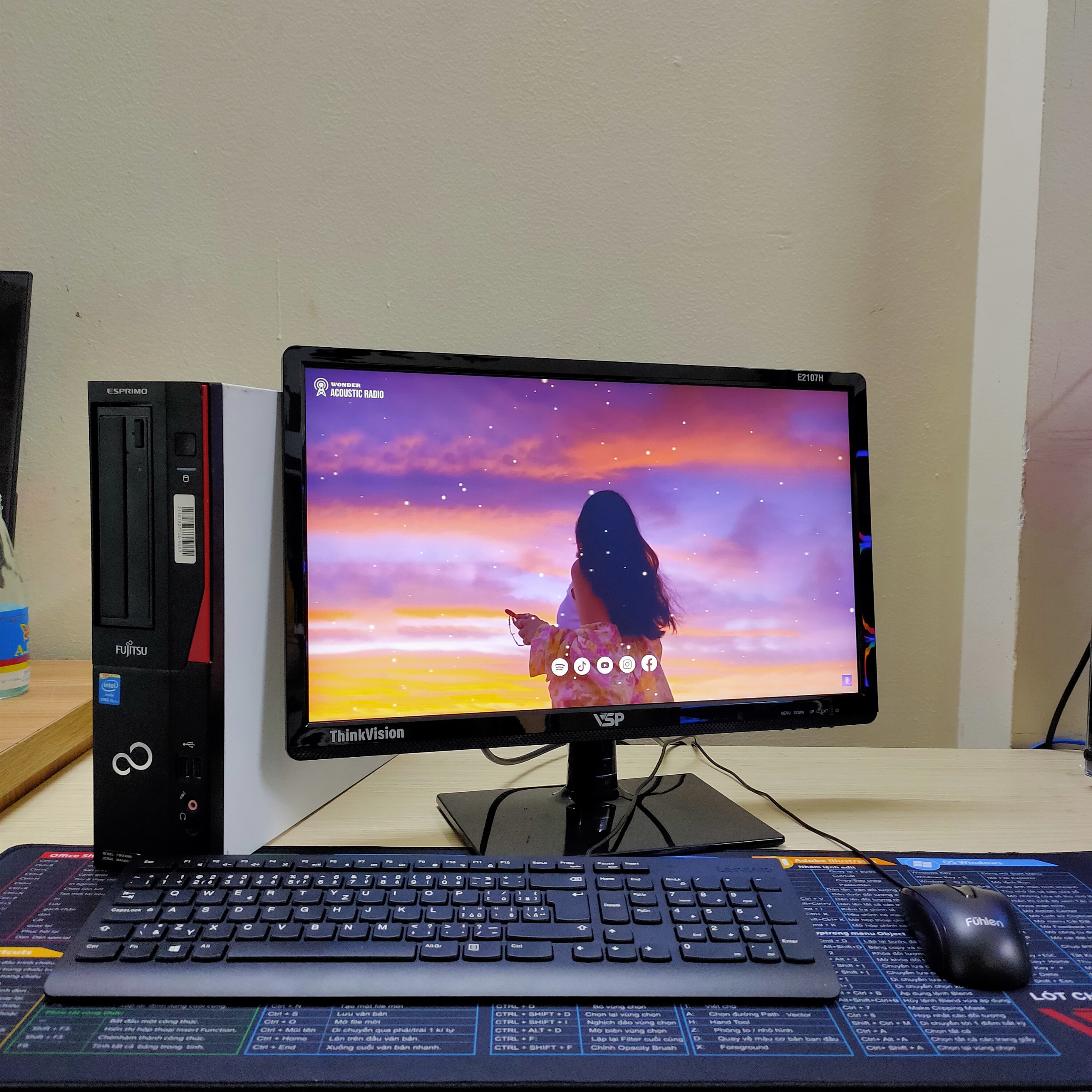 Màn hình LED VSP 21 inch E2107H - Hàng chính hãng