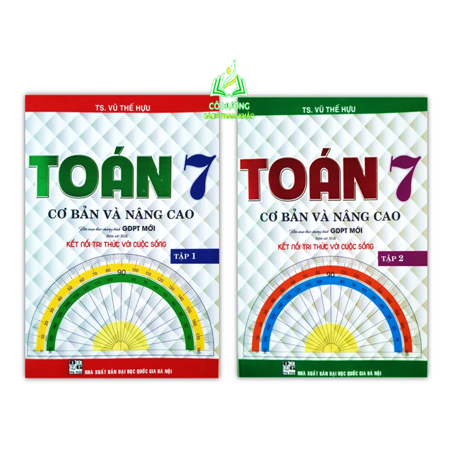 Sách - Combo Toán Cơ Bản Và Nâng Cao Lớp 7 - Tập 1 + Tập 2
