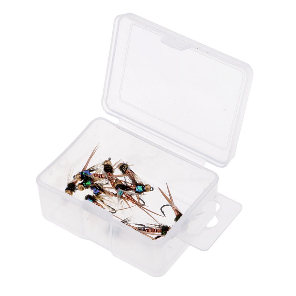 Fly Fishing Flies Bead Head Fast Sinking Wet Flies Lure For Bass Salmon Carp