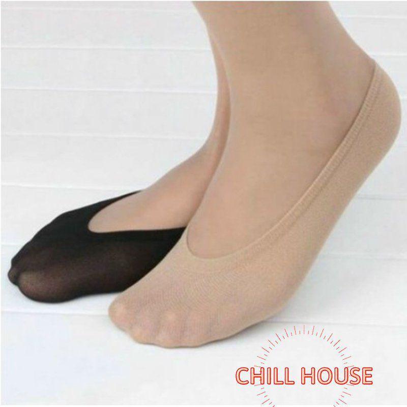 Sét 10 đôi tất hài/tất lười lali đen,da - CHILLHOUSE